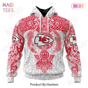 NFL Kansas City Chiefs Norse Viking Symbols 3D Hoodie