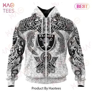 NFL Las Vegas Raiders Norse Viking Symbols 3D Hoodie