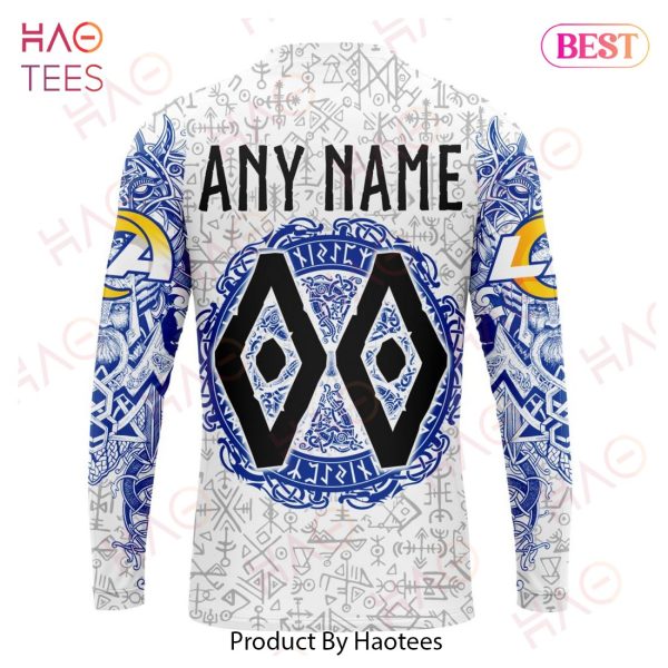NFL Los Angeles Rams Norse Viking Symbols 3D Hoodie