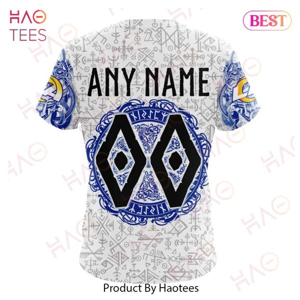 NFL Los Angeles Rams Norse Viking Symbols 3D Hoodie