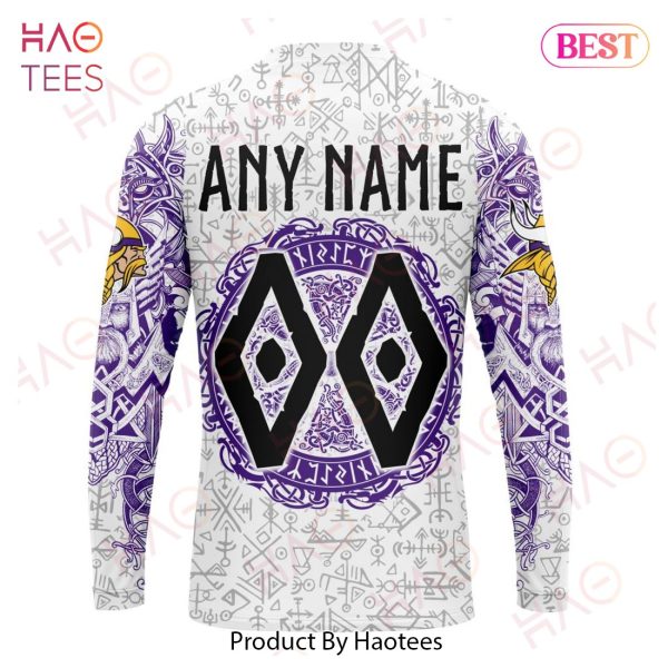 NFL Minnesota Vikings Norse Viking Symbols 3D Hoodie