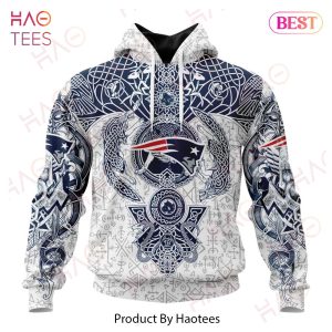 NFL New England Patriots Norse Viking Symbols 3D Hoodie