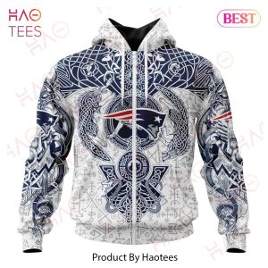 NFL New England Patriots Norse Viking Symbols 3D Hoodie