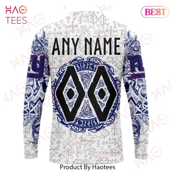 NFL New York Giants Norse Viking Symbols 3D Hoodie