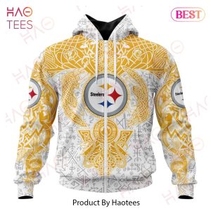 Pittsburgh Steelers NFL SKull Funny Yellow Hoodie, Zip Hoodie 3D All Over  Print For Fans