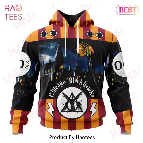 NHL Chicago Blackhawks Special Design With Harry Potter Theme 3D Hoodie