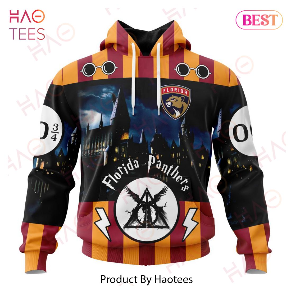 NHL Florida Panthers Special Design With Harry Potter Theme 3D Hoodie
