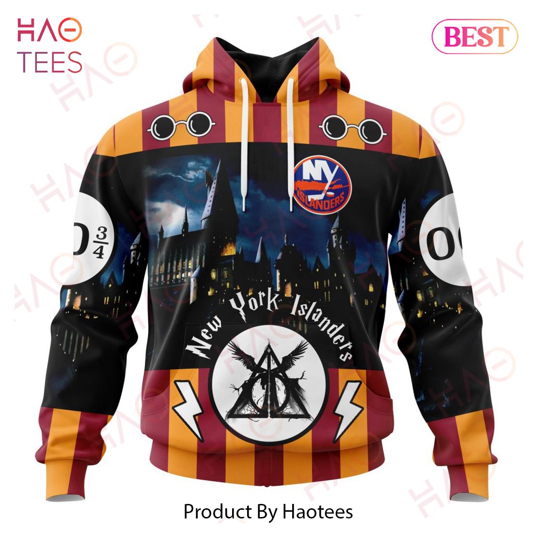 NHL New York Islanders Special Design With Harry Potter Theme 3D Hoodie