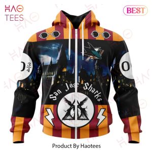 NHL San Jose Sharks Special Design With Harry Potter Theme 3D Hoodie