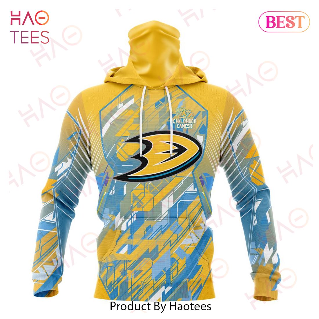 NHL Anaheim Ducks Specialized Design Fearless Against Childhood Cancers 3D Hoodie NHL Anaheim Ducks Specialized Design Fearless Against Childhood Cancers 3D Hoodie