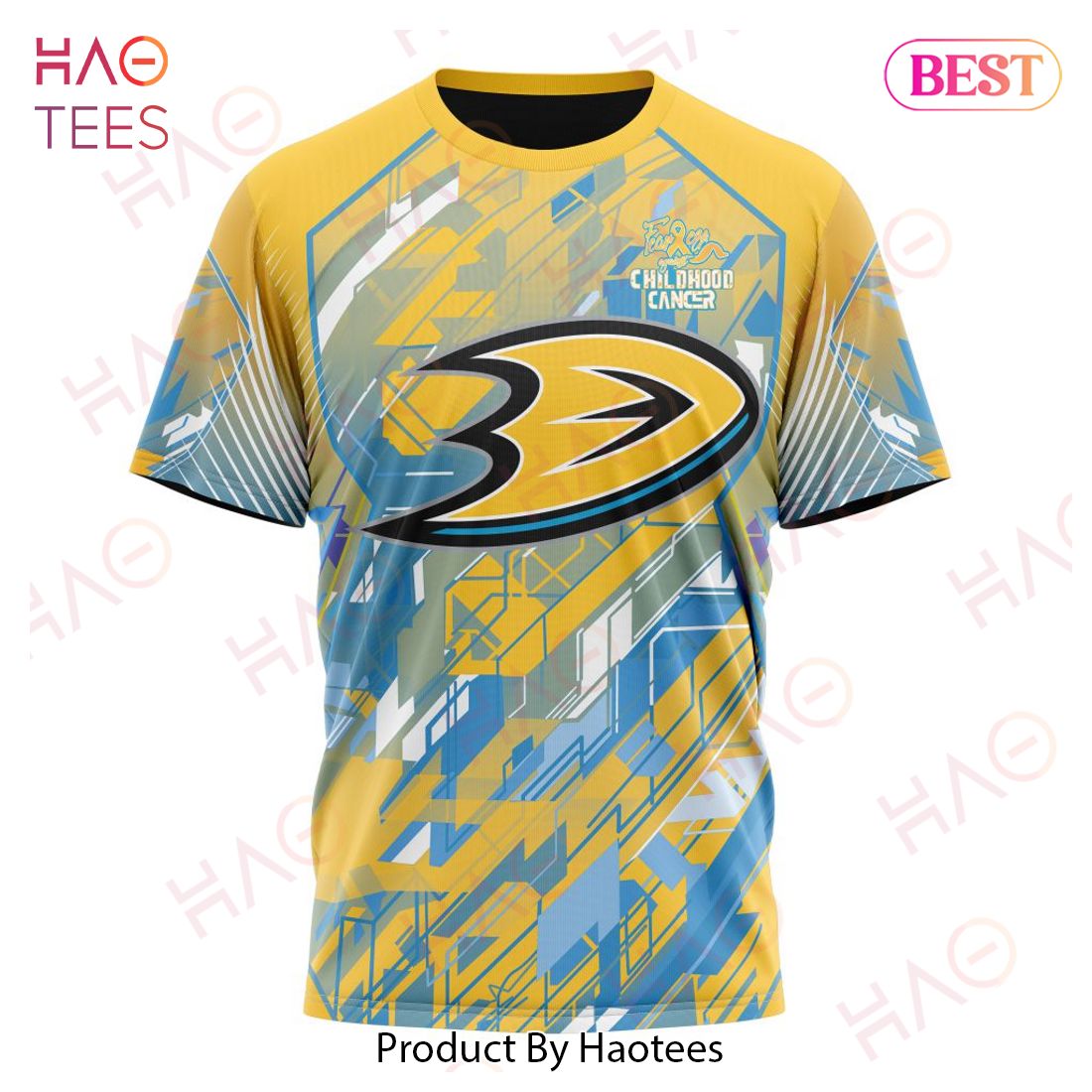 NHL Anaheim Ducks Specialized Design Fearless Against Childhood Cancers 3D Hoodie NHL Anaheim Ducks Specialized Design Fearless Against Childhood Cancers 3D Hoodie
