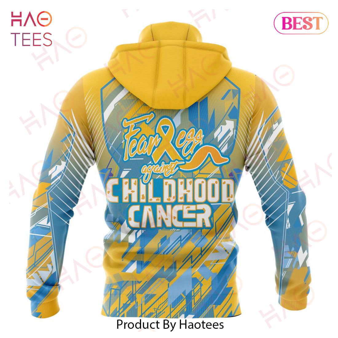 NHL Arizona Coyotes Specialized Design Fearless Against Childhood Cancers 3D Hoodie