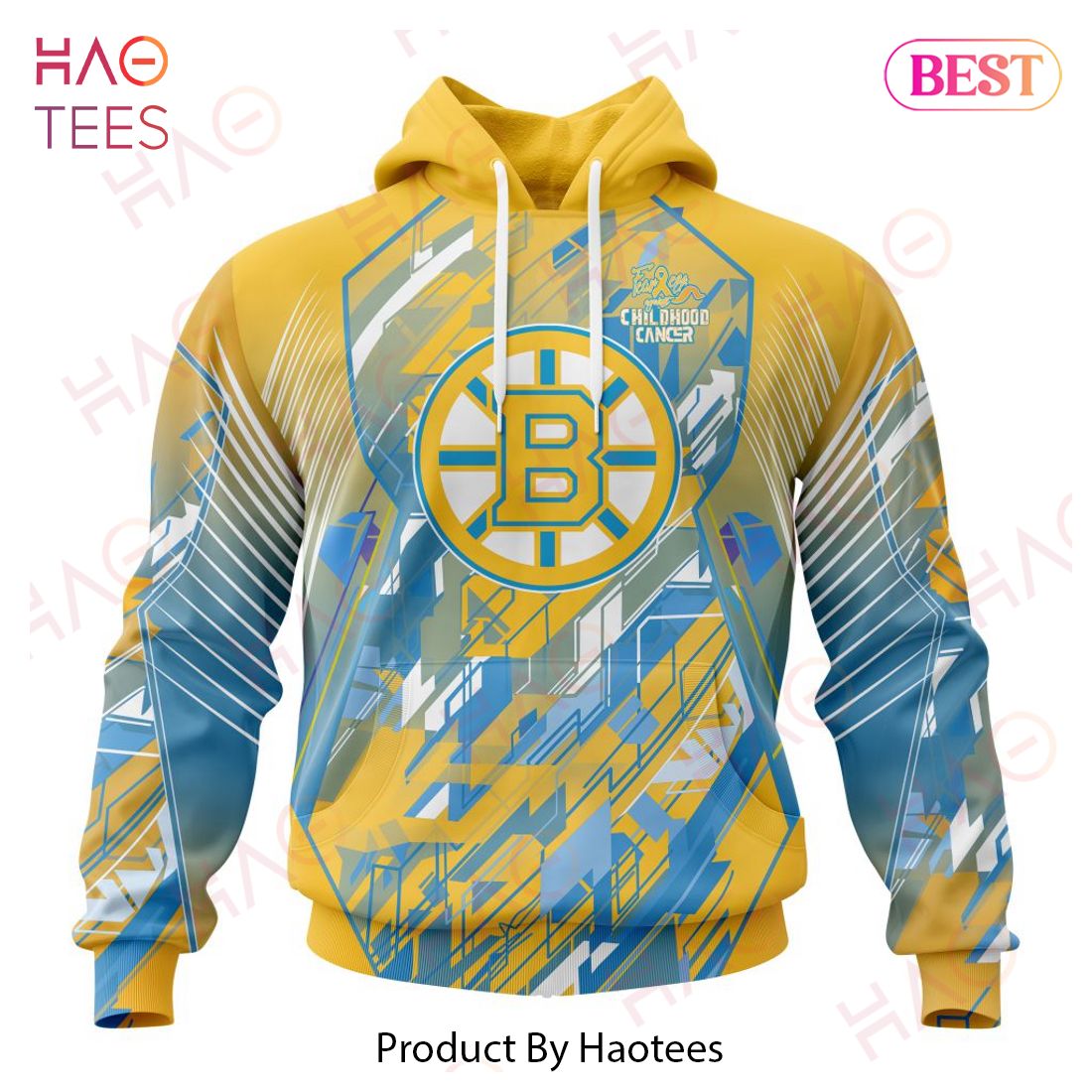 NHL Boston Bruins Specialized Design Fearless Against Childhood Cancers 3D Hoodie