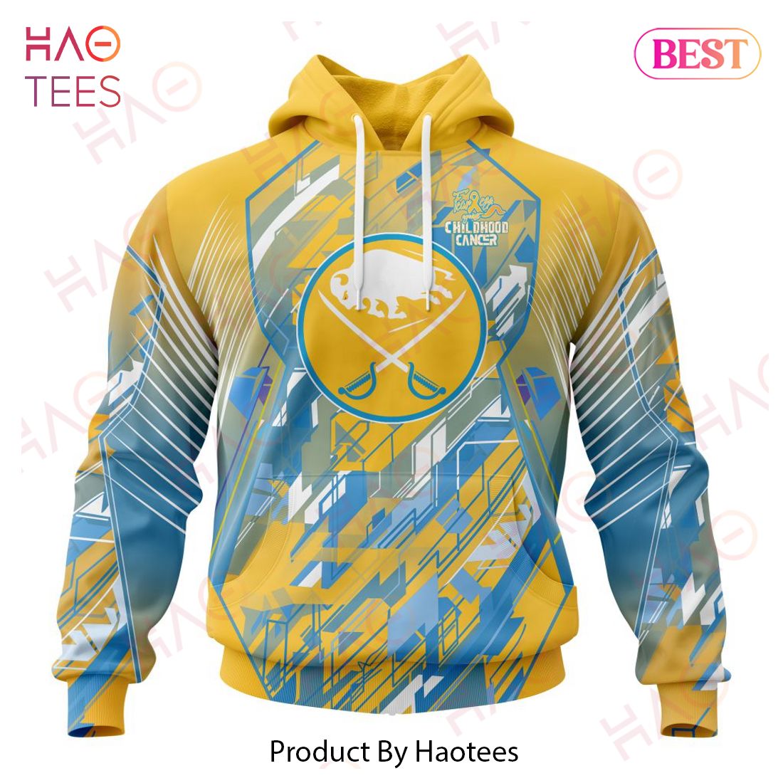 NHL Buffalo Sabres Specialized Design Fearless Against Childhood Cancers 3D Hoodie