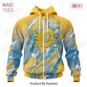 NHL Calgary Flames Specialized Design Fearless Against Childhood Cancers 3D Hoodie