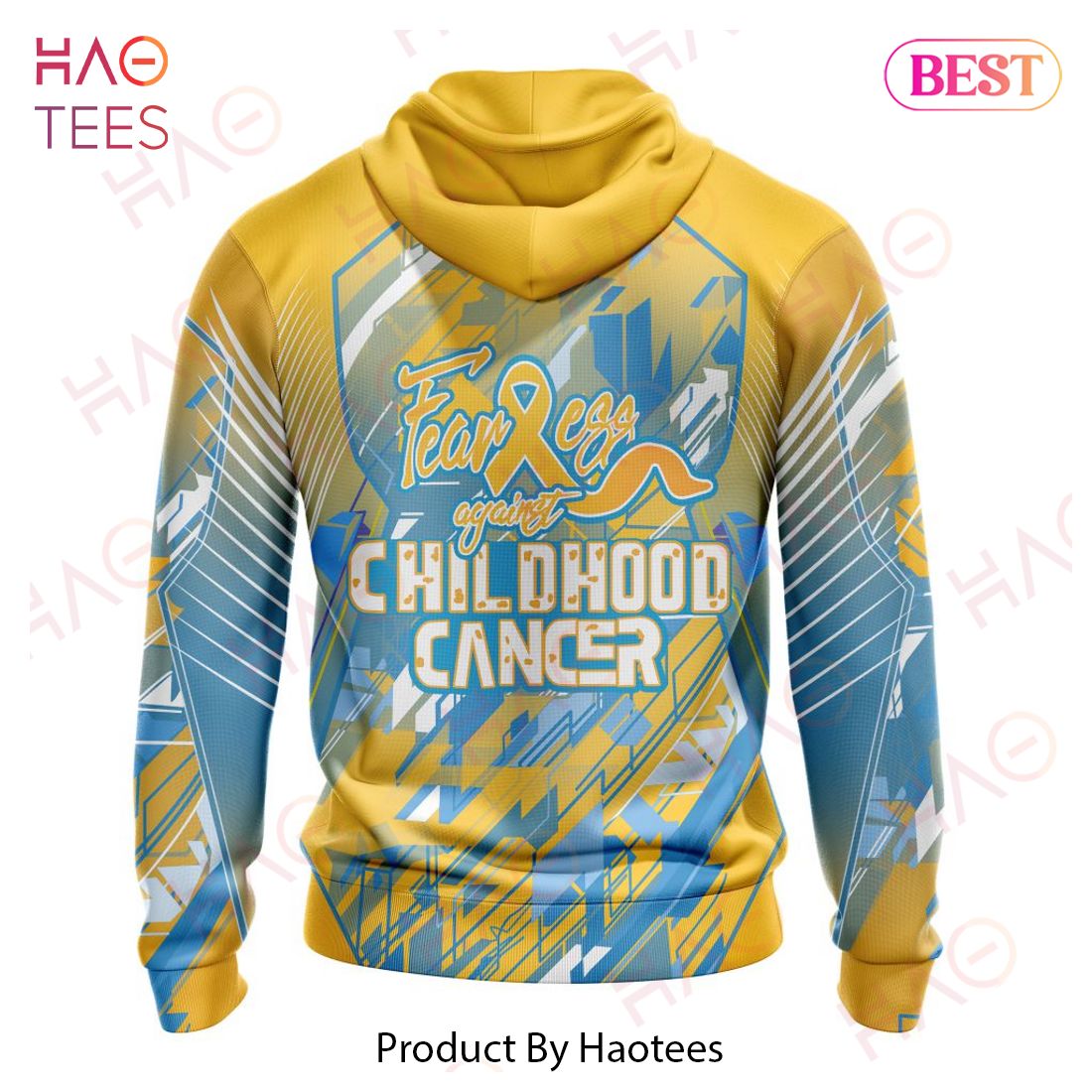 NHL Calgary Flames Specialized Design Fearless Against Childhood Cancers 3D Hoodie NHL Calgary Flames Specialized Design Fearless Against Childhood Cancers 3D Hoodie