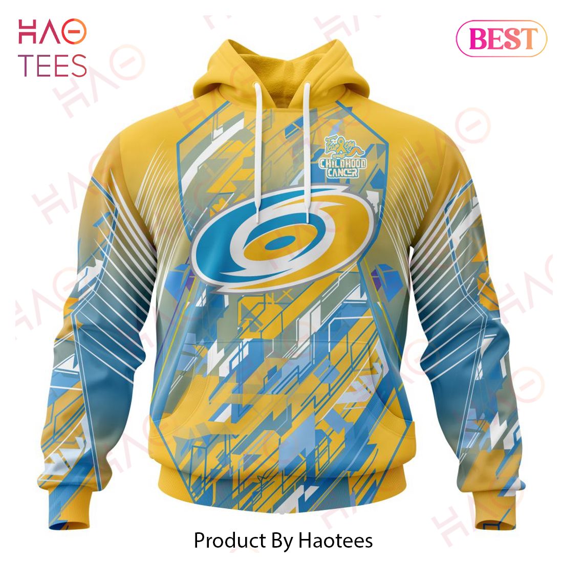NHL Carolina Hurricanes Specialized Design Fearless Against Childhood Cancers 3D Hoodie