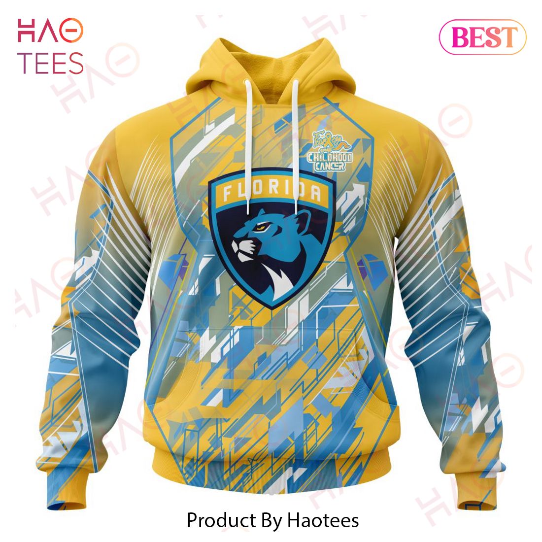 NHL Florida Panthers Specialized Design Fearless Against Childhood Cancers 3D Hoodie