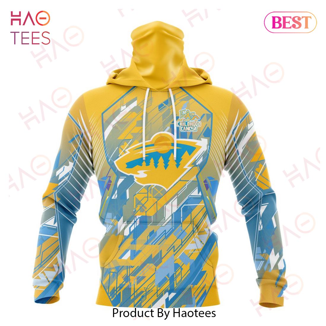 NHL Minnesota Wild Specialized Design Fearless Against Childhood Cancers 3D Hoodie NHL Minnesota Wild Specialized Design Fearless Against Childhood Cancers 3D Hoodie