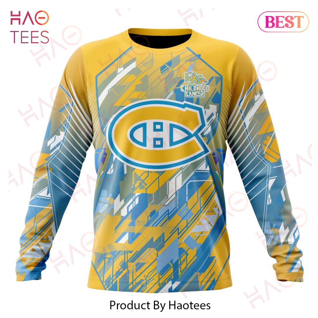 NHL Montreal Canadiens Specialized Design Fearless Against Childhood Cancers 3D Hoodie NHL Montreal Canadiens Specialized Design Fearless Against Childhood Cancers 3D Hoodie