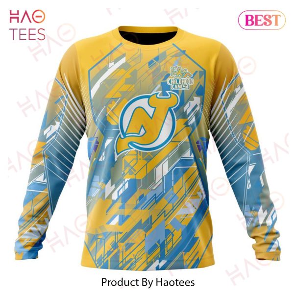 NHL New Jersey Devils Specialized Design Fearless Against Childhood Cancers 3D Hoodie