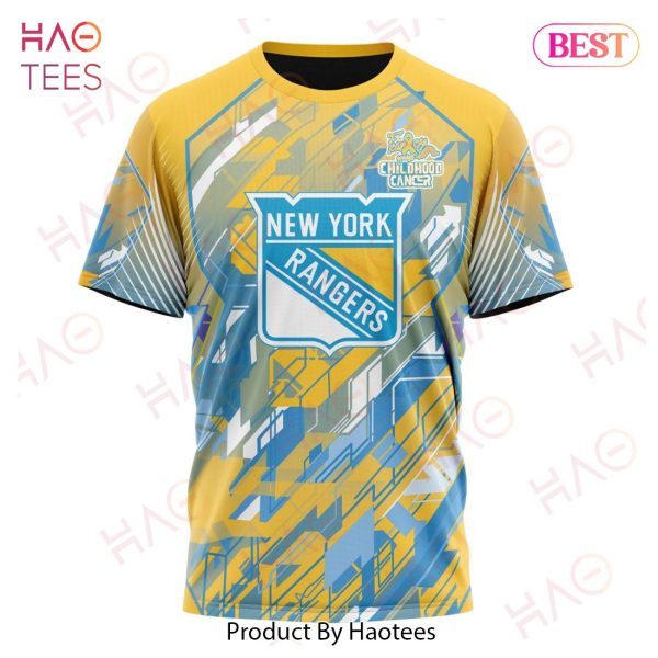 NHL New York Rangers Specialized Design Fearless Against Childhood Cancers 3D Hoodie