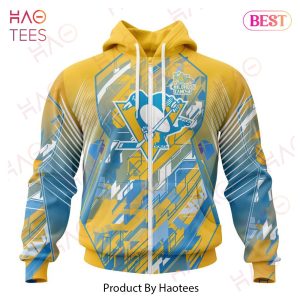 NHL Pittsburgh Penguins Specialized Design Fearless Against Childhood Cancers 3D Hoodie