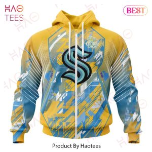 NHL Seattle Kraken Specialized Design Fearless Against Childhood Cancers 3D Hoodie