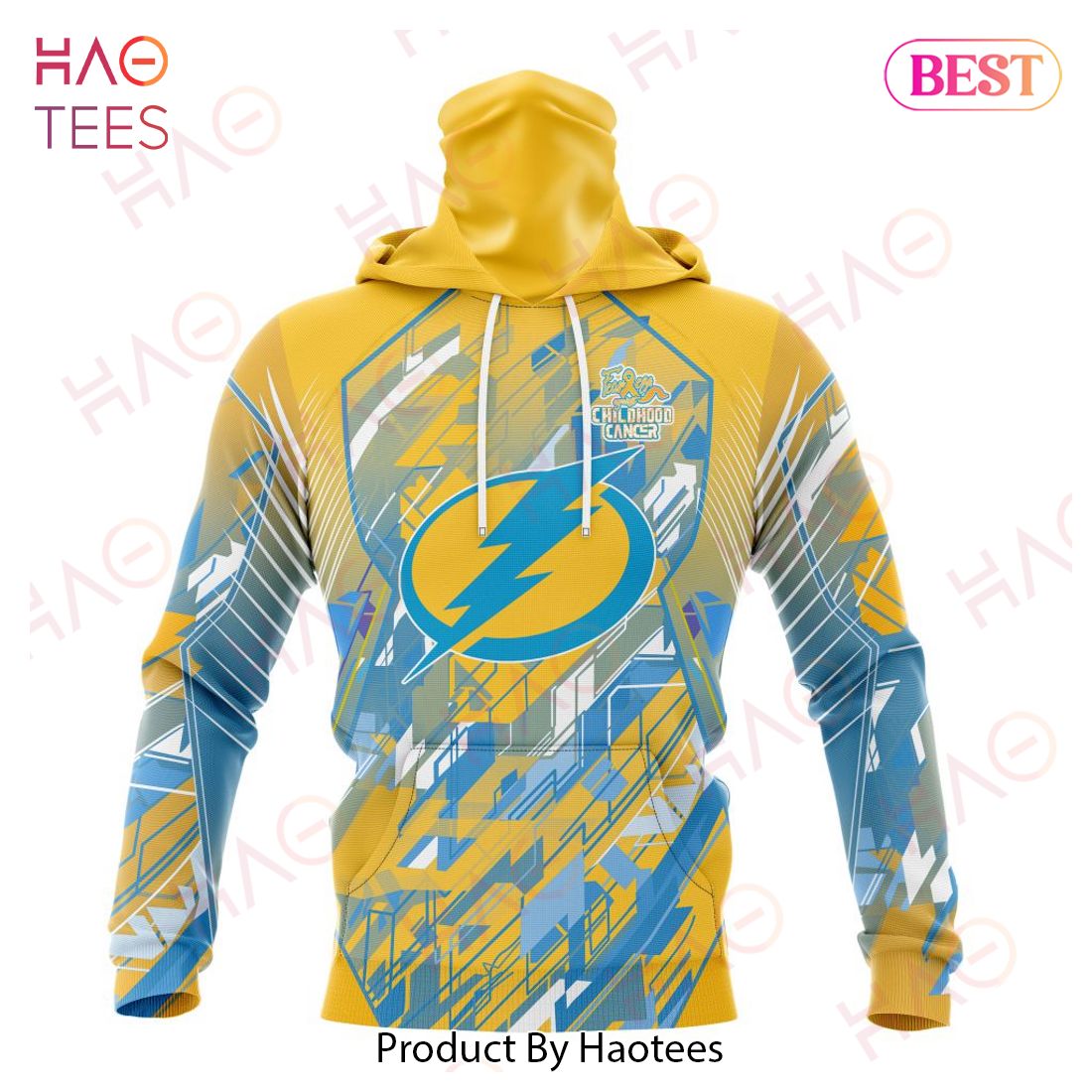 NHL Tampa Bay Lightning Specialized Design Fearless Against Childhood Cancers 3D Hoodie NHL Tampa Bay Lightning Specialized Design Fearless Against Childhood Cancers 3D Hoodie