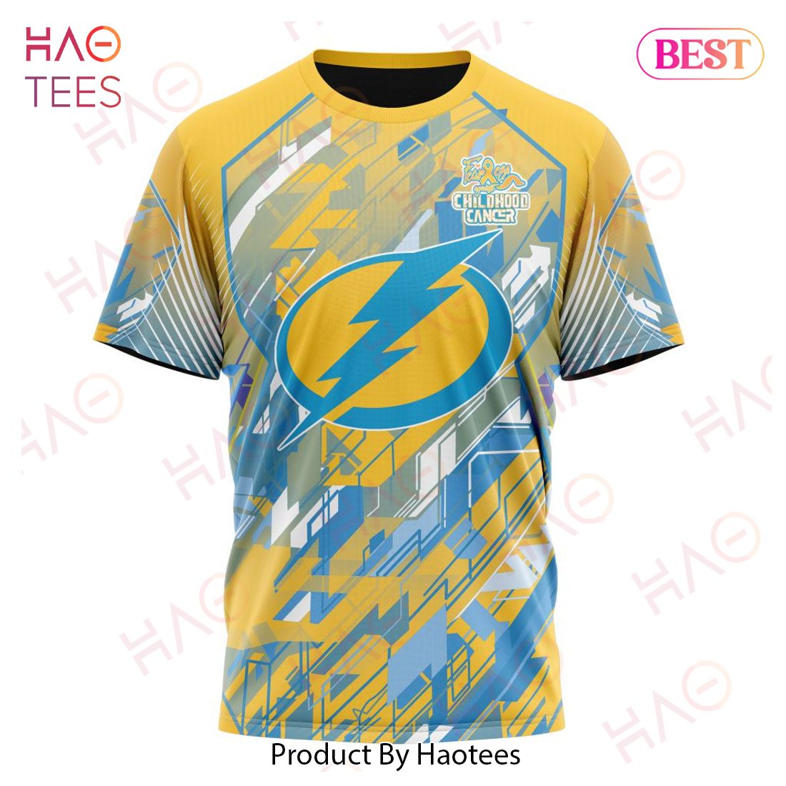 NHL Tampa Bay Lightning Specialized Design Fearless Against Childhood Cancers 3D Hoodie NHL Tampa Bay Lightning Specialized Design Fearless Against Childhood Cancers 3D Hoodie