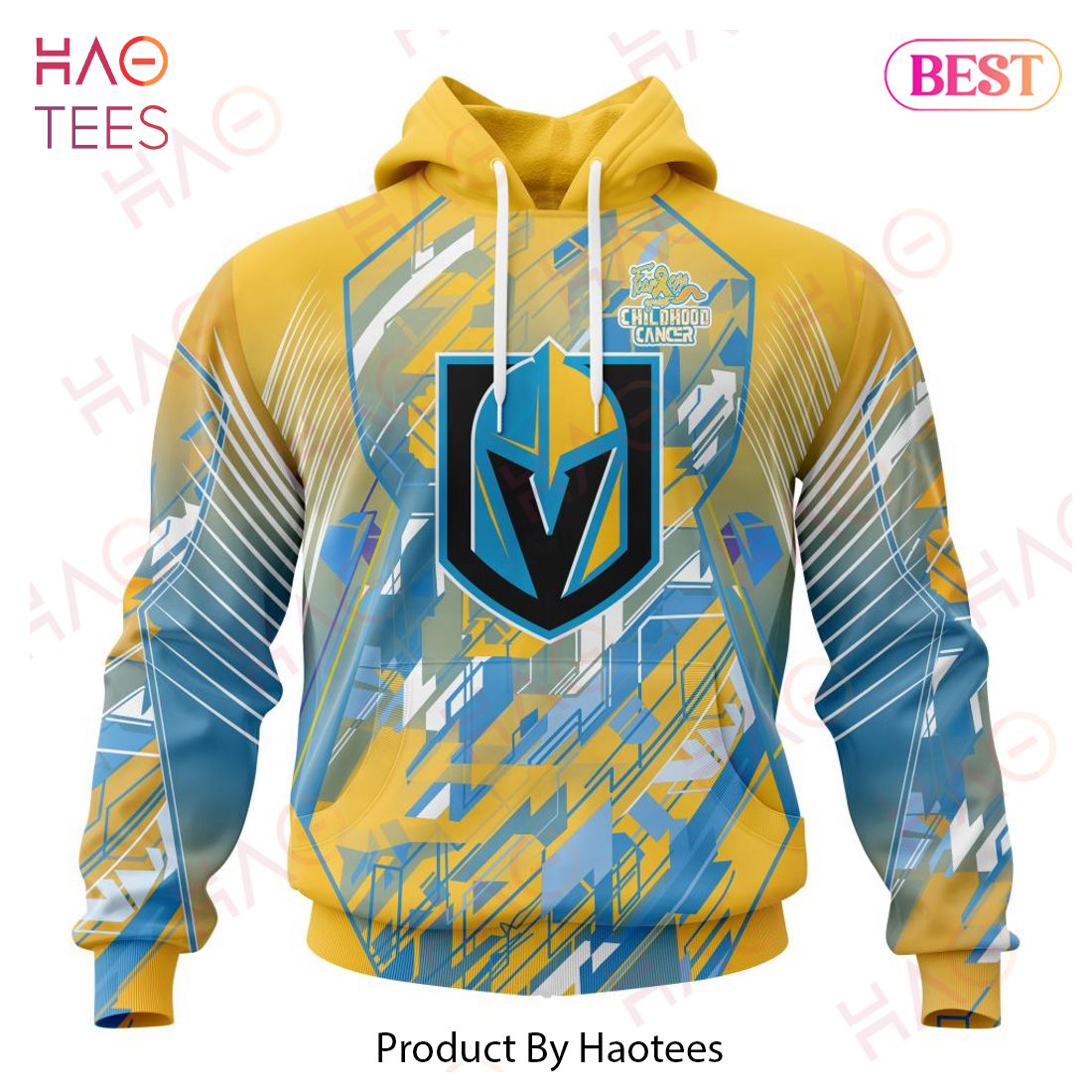 NHL Vegas Golden Knights Specialized Design Fearless Against Childhood Cancers 3D Hoodie