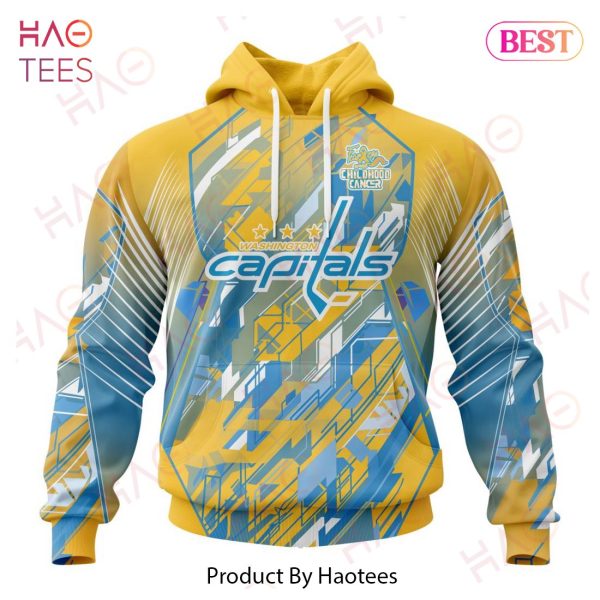 NHL Washington Capitals Specialized Design Fearless Against Childhood Cancers 3D Hoodie