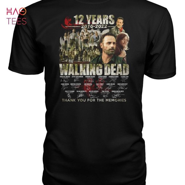 12 Years 2010-2022 The Walking Dead Shirt