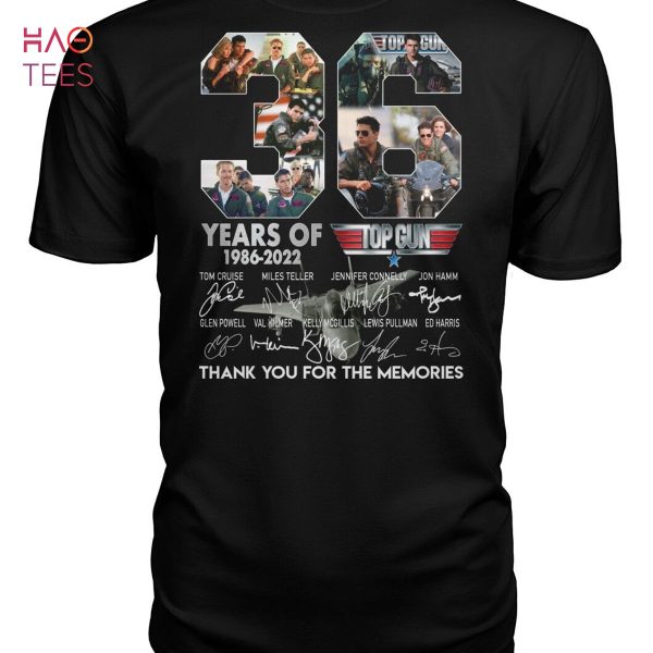 36 Years Of 1986-2022 Top Gun Shirt