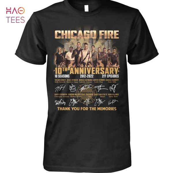 Chicago Fire 10 Anniversary Shirt Limited Edition