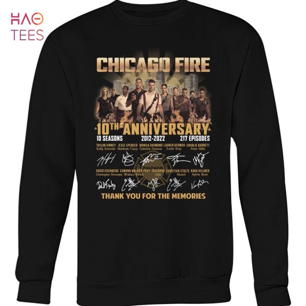 Chicago Fire 10 Anniversary Shirt Limited Edition