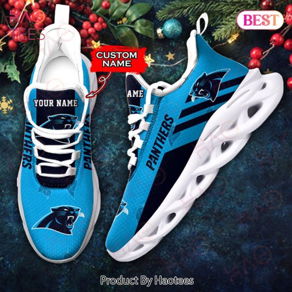 BEST NFL Carolina Panthers Max Soul Sneaker Custom Name