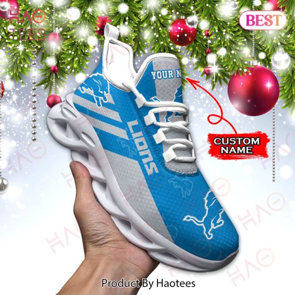 BEST NFL Detroit Lions Max Soul Sneaker Custom Name