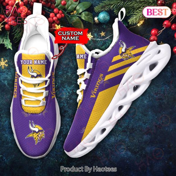 BEST NFL Minnesota Vikings Max Soul Sneaker Custom Name