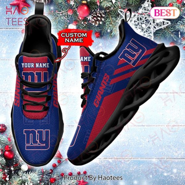 BEST NFL New York Giants Max Soul Sneaker Custom Name
