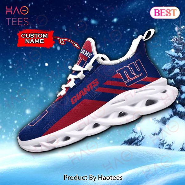 BEST NFL New York Giants Max Soul Sneaker Custom Name