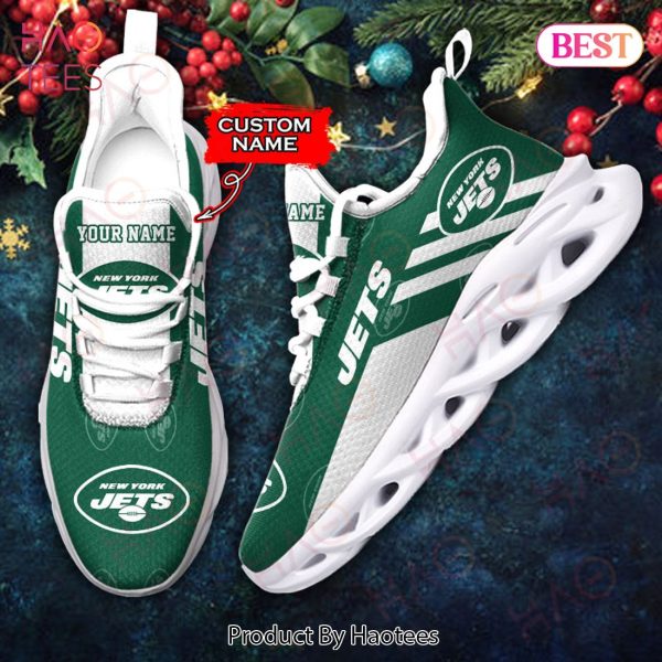 BEST NFL New York Jets Max Soul Sneaker Custom Name