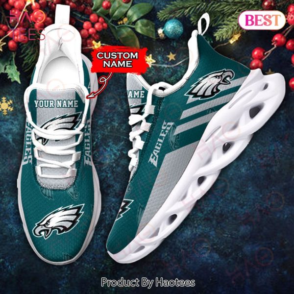BEST NFL Philadelphia Eagles Max Soul Sneaker Custom Name