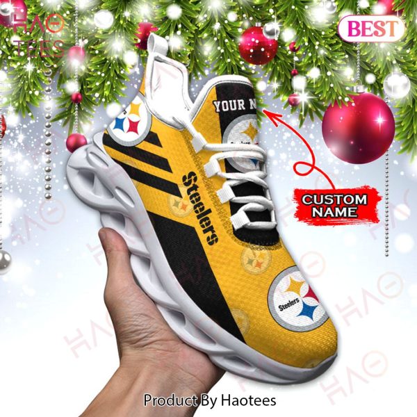 BEST NFL Pittsburgh Steelers Max Soul Sneaker Custom Name