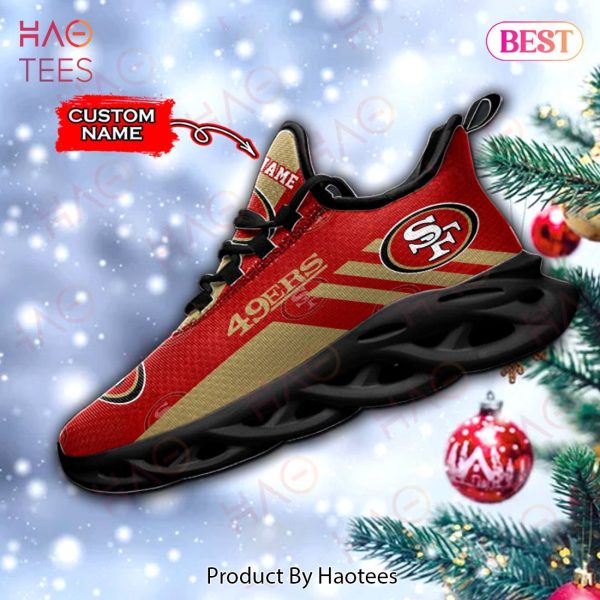 BEST NFL San Francisco 49ers Max Soul Sneaker Custom Name