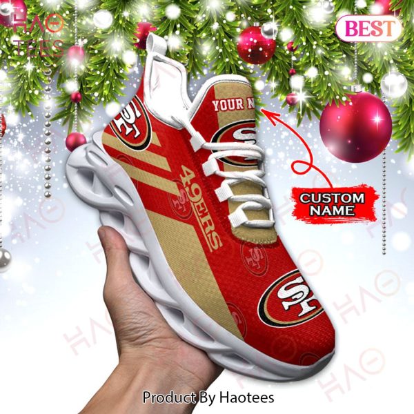 BEST NFL San Francisco 49ers Max Soul Sneaker Custom Name