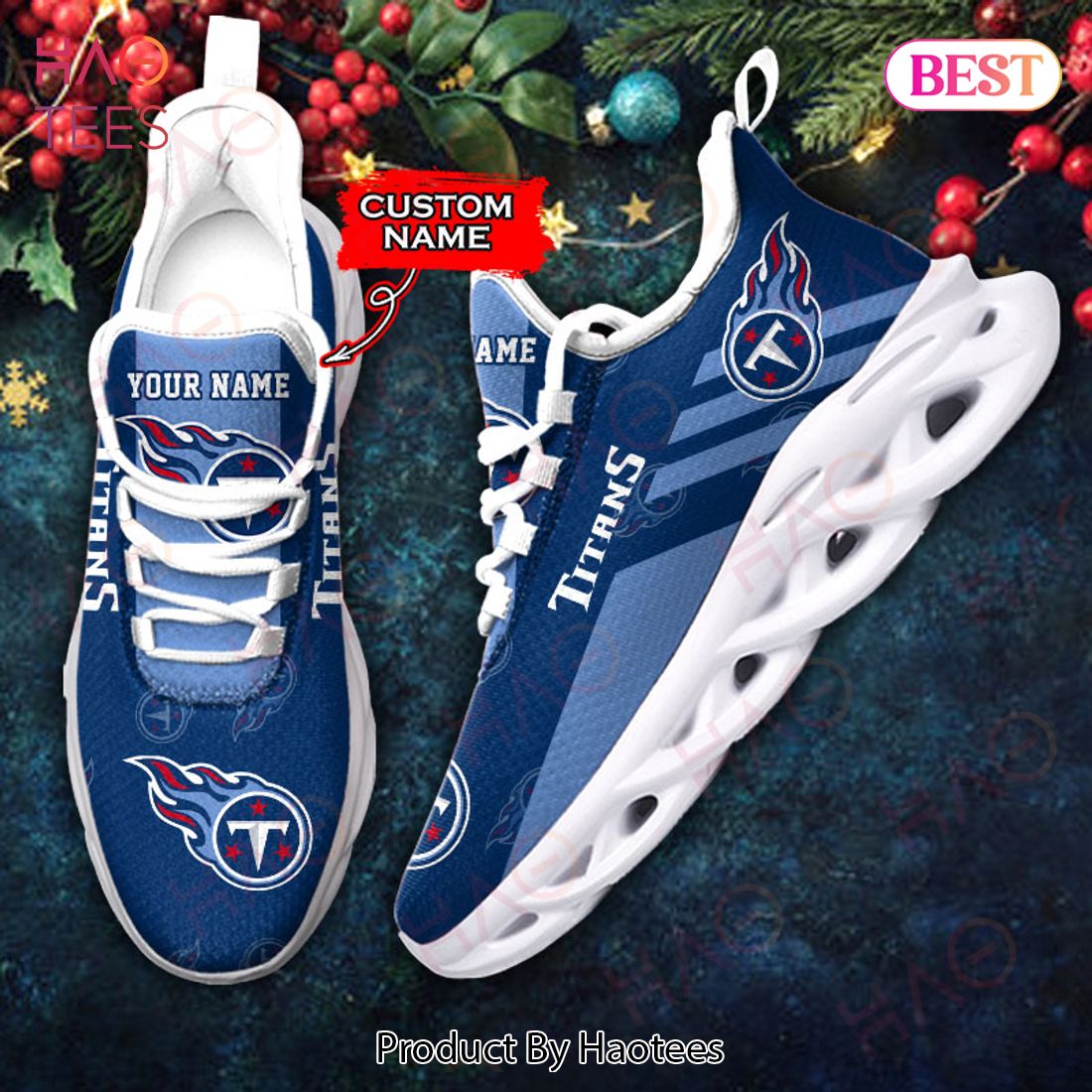 BEST NFL Tennessee Titans Max Soul Sneaker Custom Name