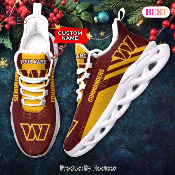 BEST NFL Washington Commanders Max Soul Sneaker Custom Name