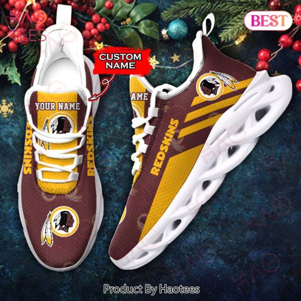 BEST NFL Washington Redskins Max Soul Sneaker Custom Name