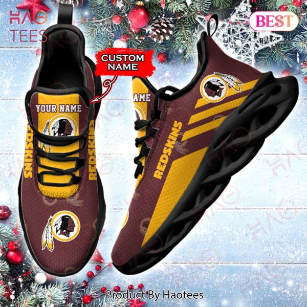 BEST NFL Washington Redskins Max Soul Sneaker Custom Name
